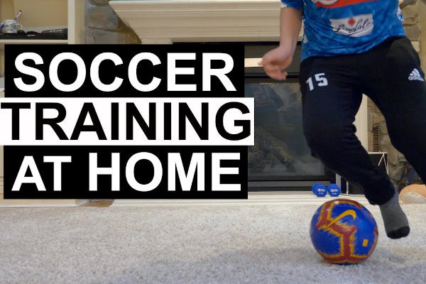 Soccer training for kids at home